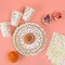 201 Party Supplies Set - Disposable Paper Tableware Sets Serves 25 (Gold Dot)